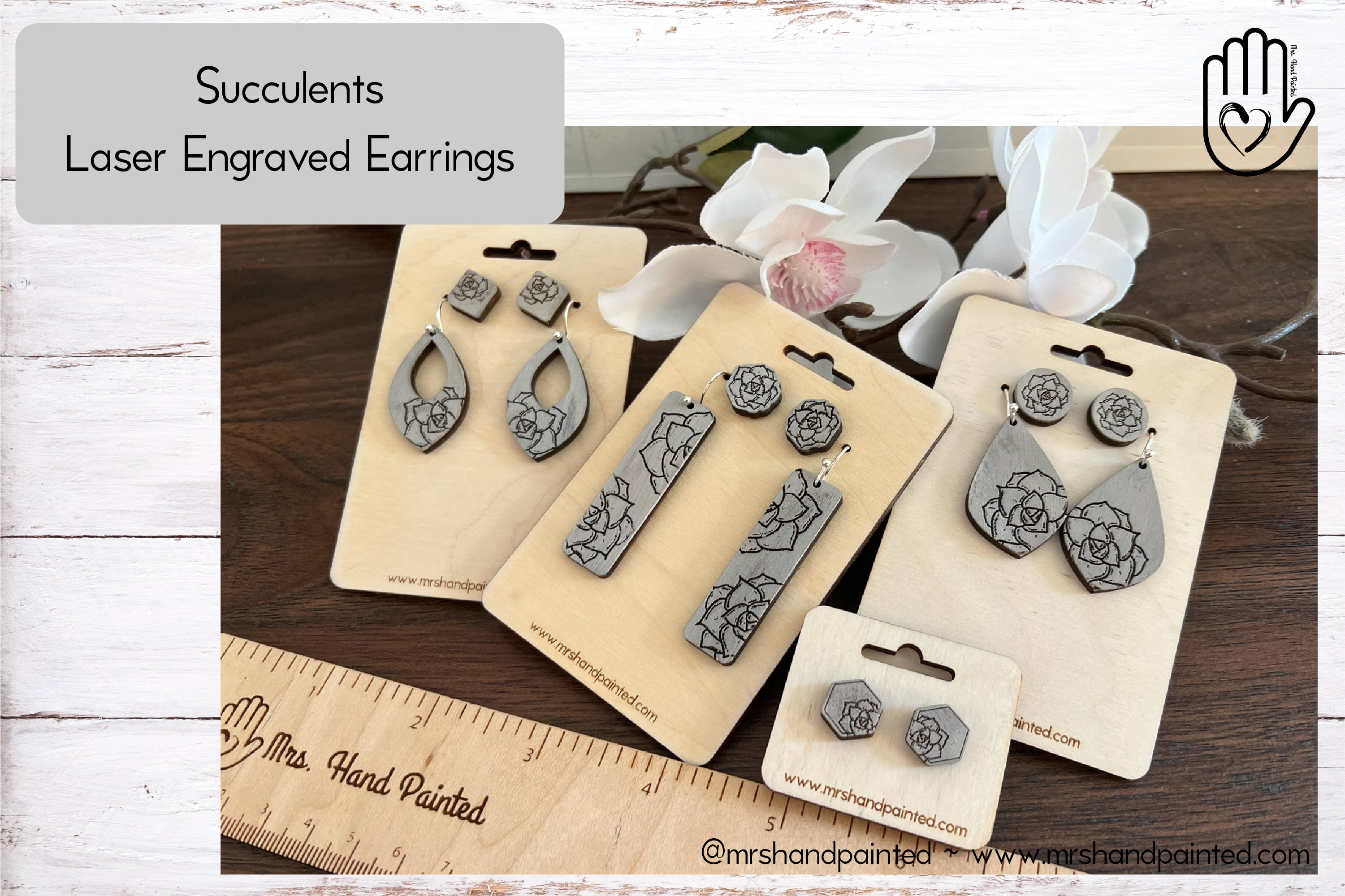 Finished Ornament String Earrings - Custom Laser-Cut Jewelry Collection –  Uniquely Inviting