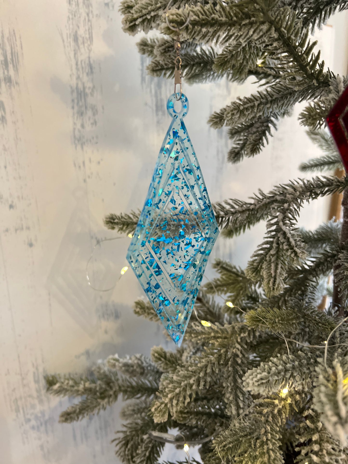 Diamond Acrylic Spinner Ornament / Suncatcher