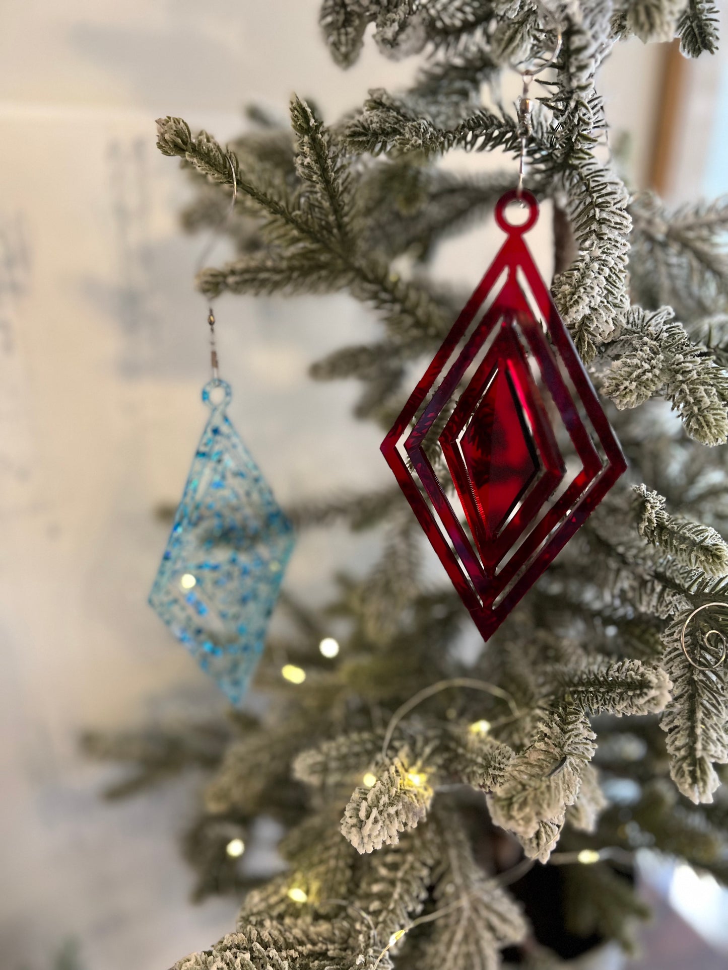 Diamond Acrylic Spinner Ornament / Suncatcher