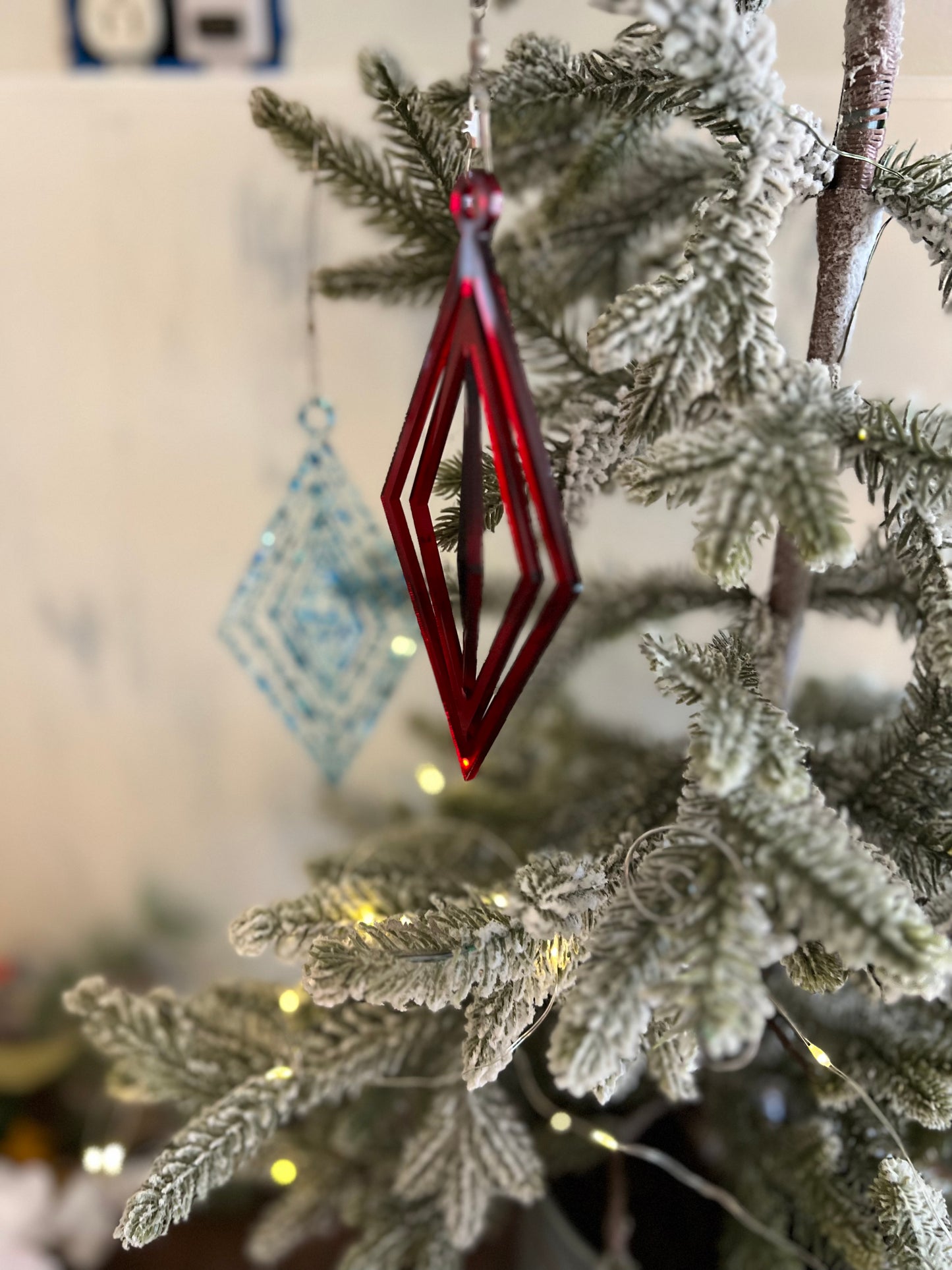 Diamond Acrylic Spinner Ornament / Suncatcher
