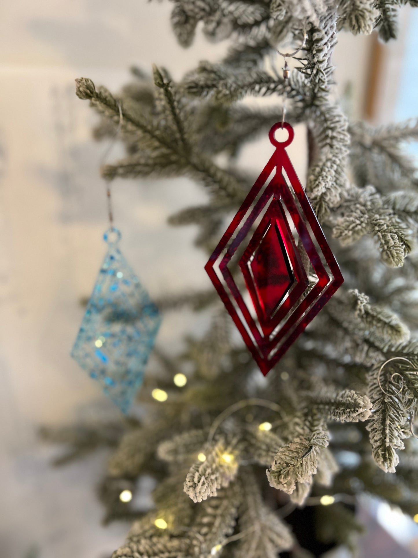 Diamond Acrylic Spinner Ornament / Suncatcher