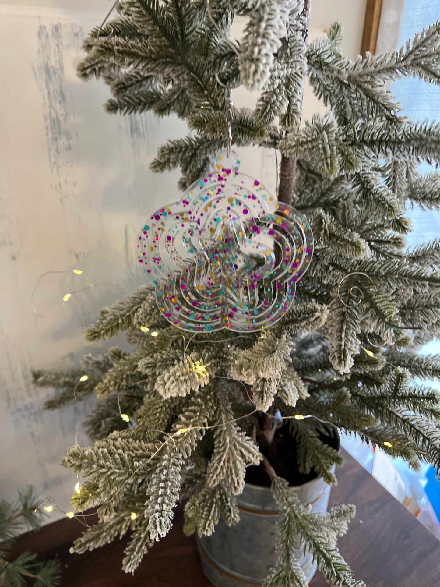 Star Acrylic Spinner Ornament / Suncatcher