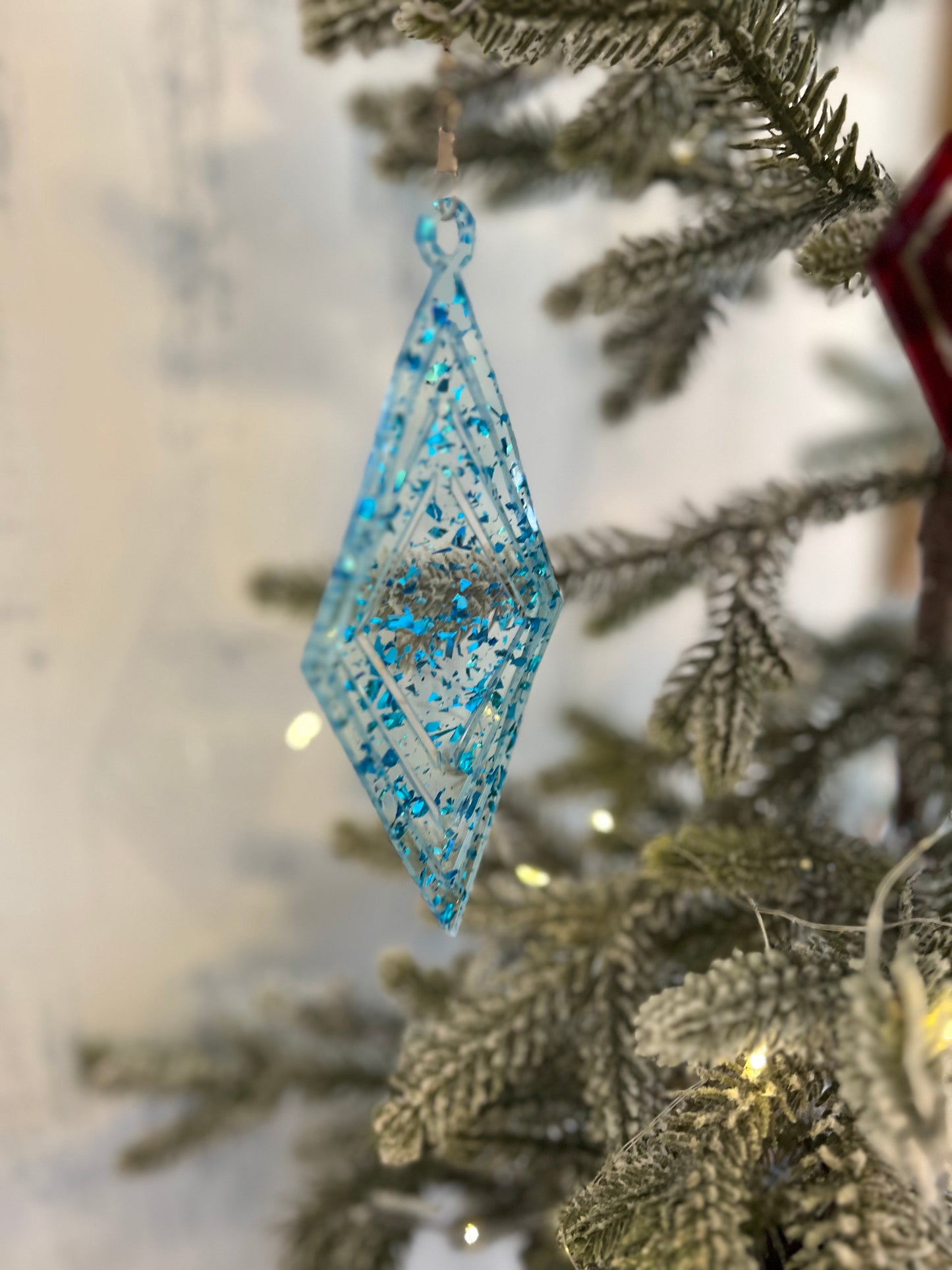 Diamond Acrylic Spinner Ornament / Suncatcher