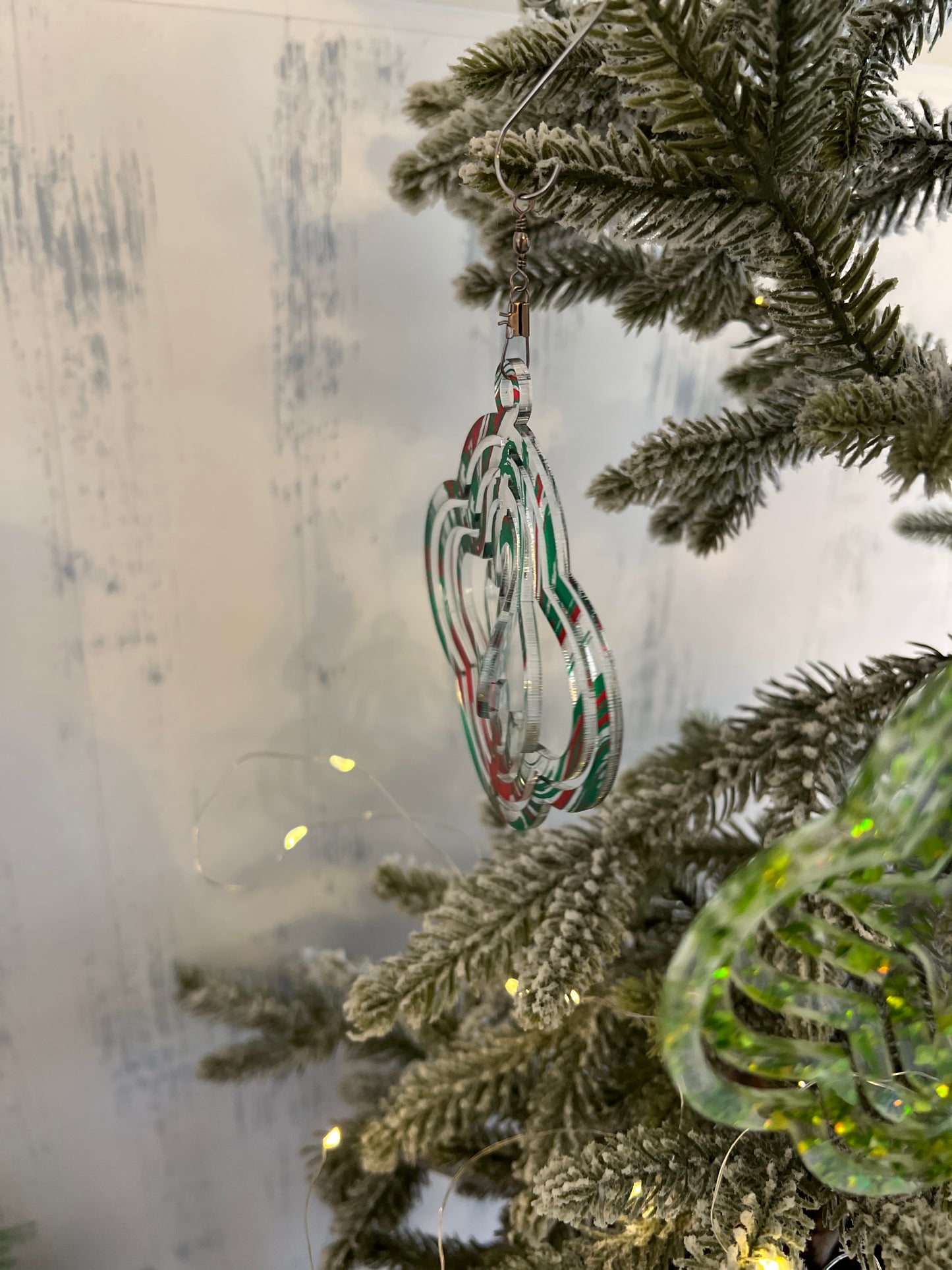 Diamond Star Acrylic Spinner Ornament / Suncatcher