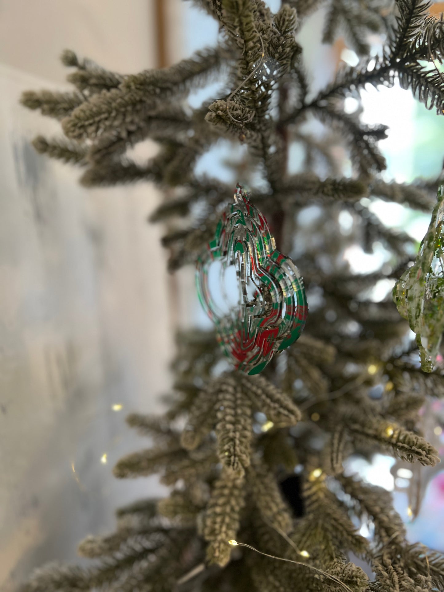 Diamond Star Acrylic Spinner Ornament / Suncatcher