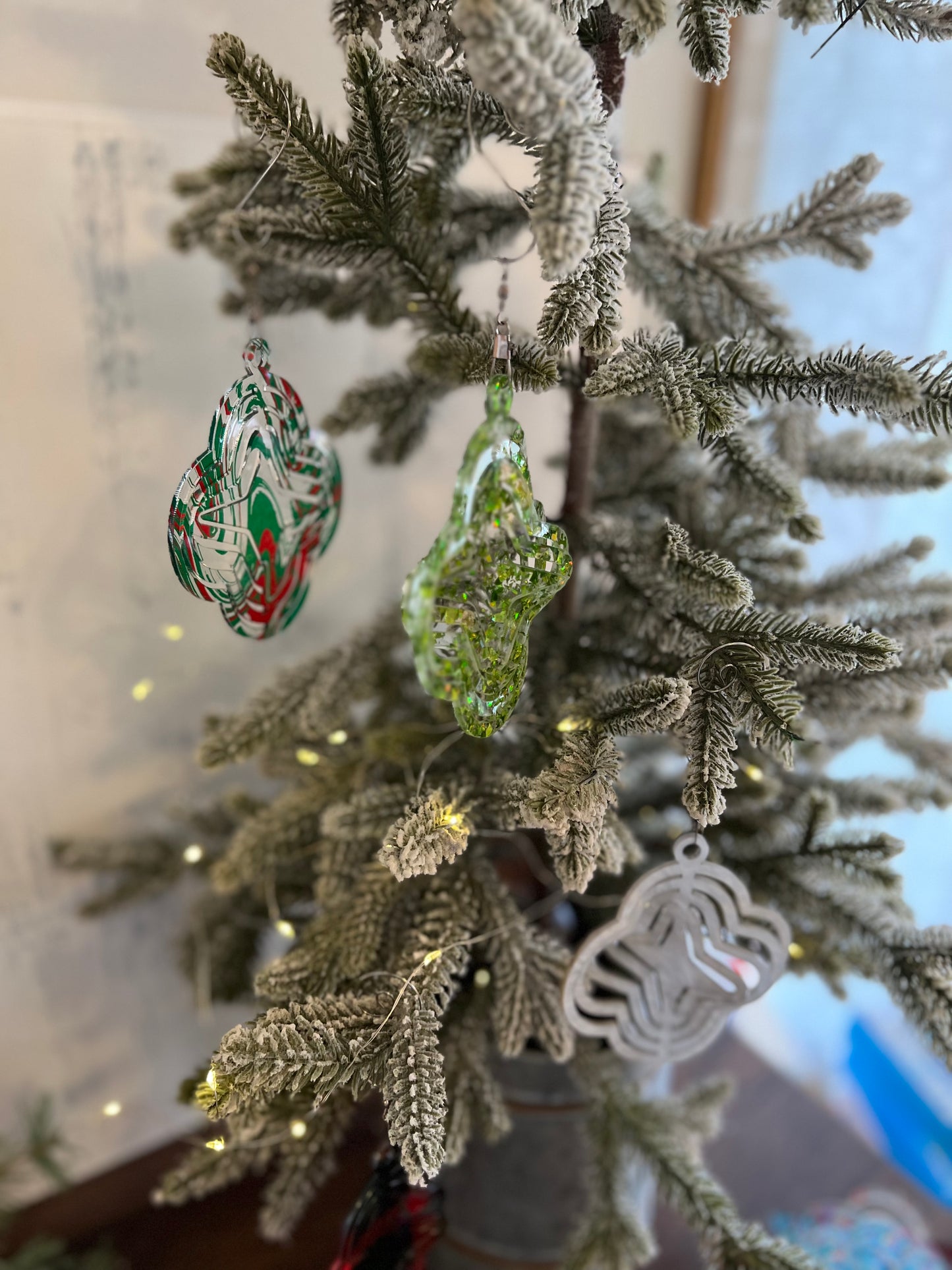 Diamond Star Acrylic Spinner Ornament / Suncatcher