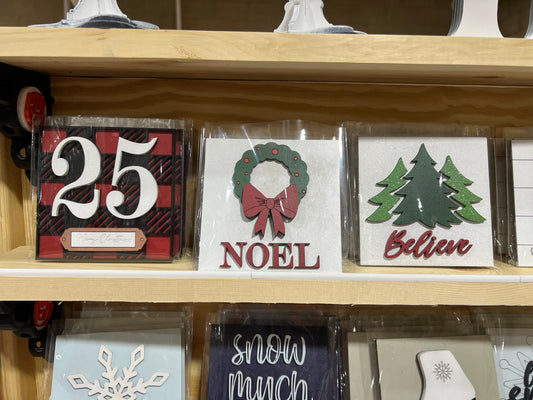 Christmas Tiles Plaid