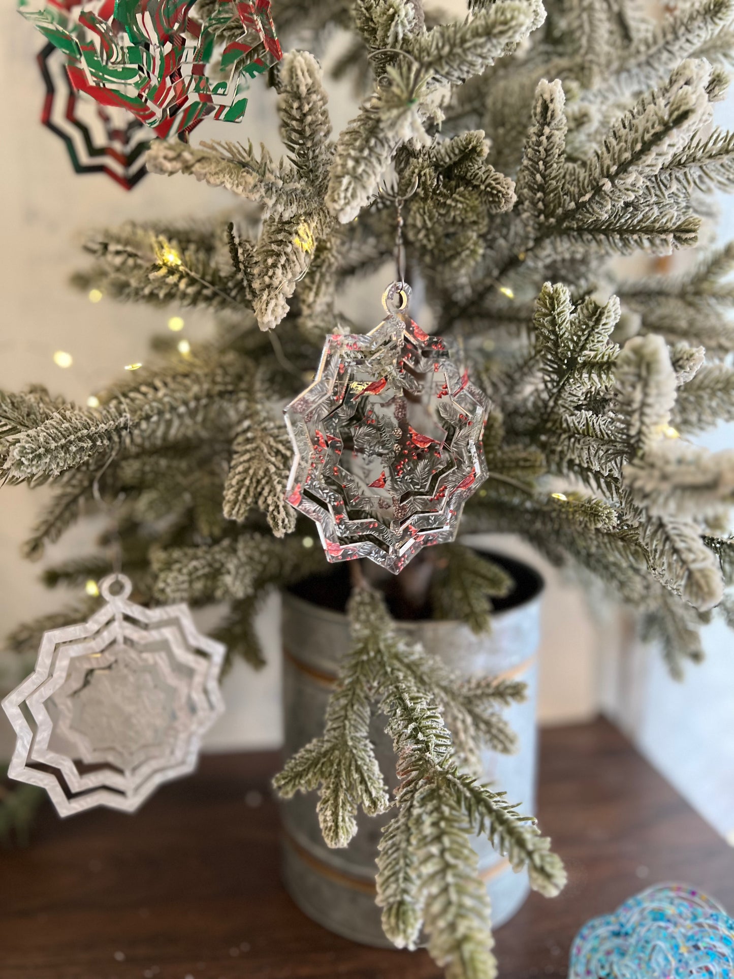 Starburst Acrylic Spinner Ornament / Suncatcher