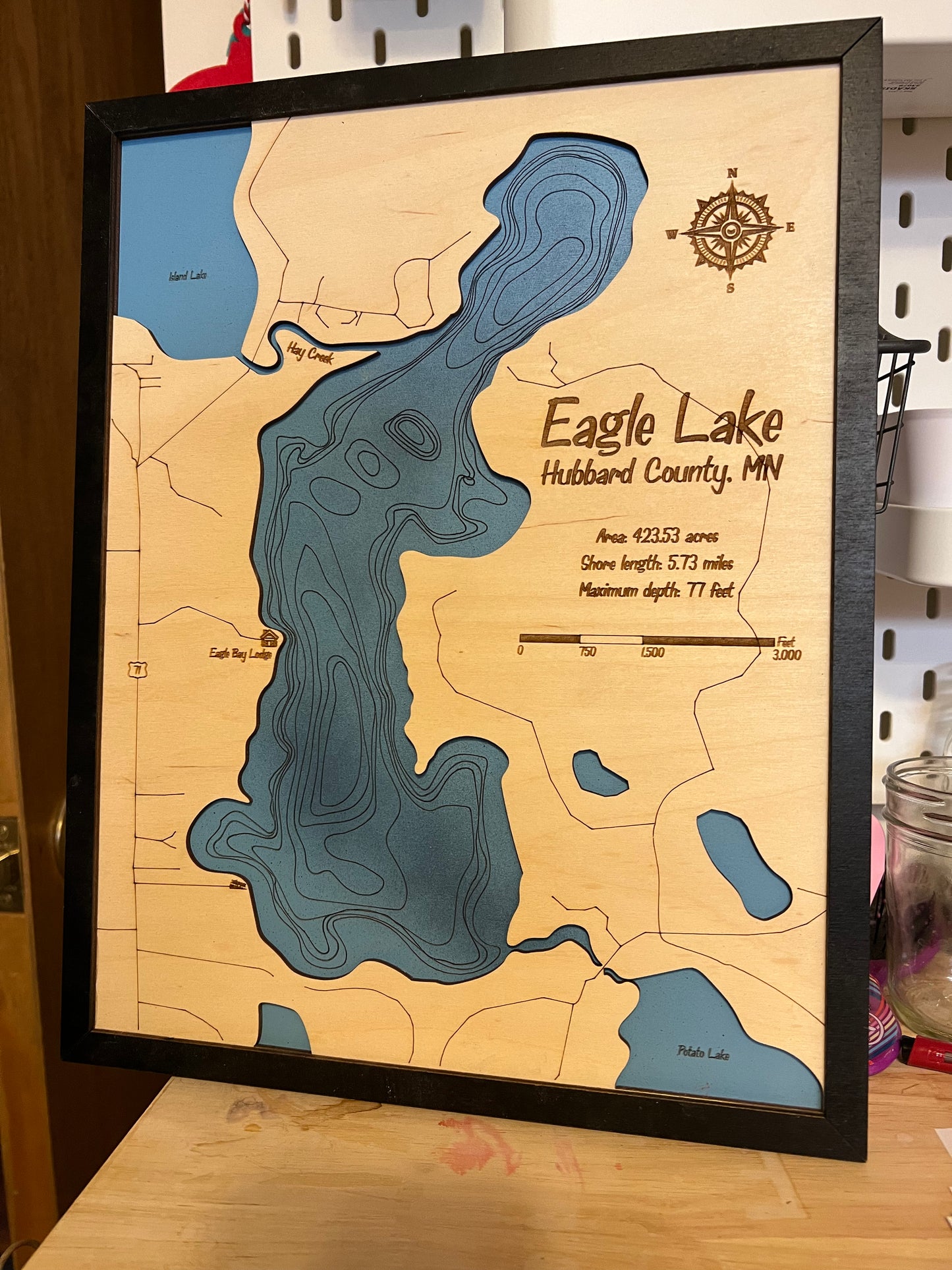 Custom Lake Map - Eagle Lake, MN