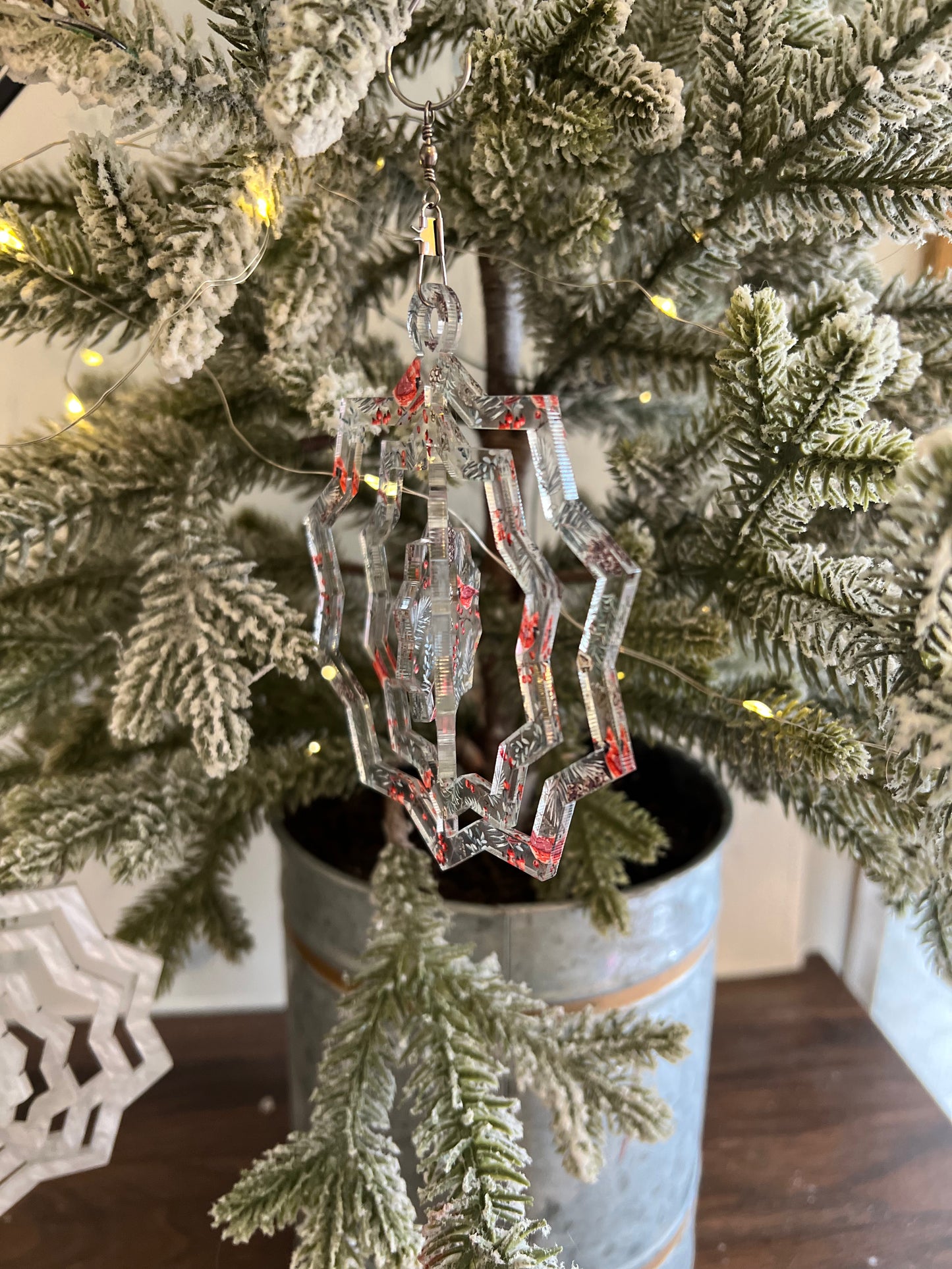 Starburst Acrylic Spinner Ornament / Suncatcher