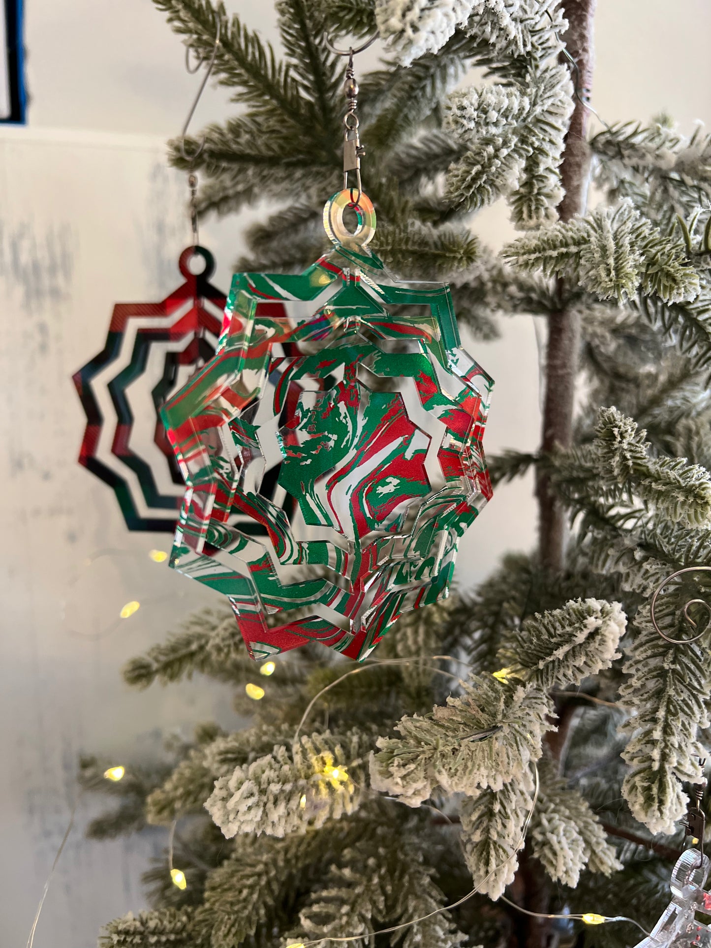 Starburst Acrylic Spinner Ornament / Suncatcher