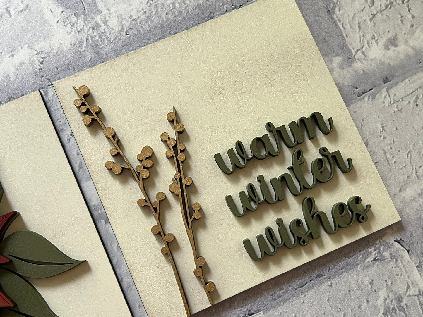 Cozy Christmas Sign Tiles