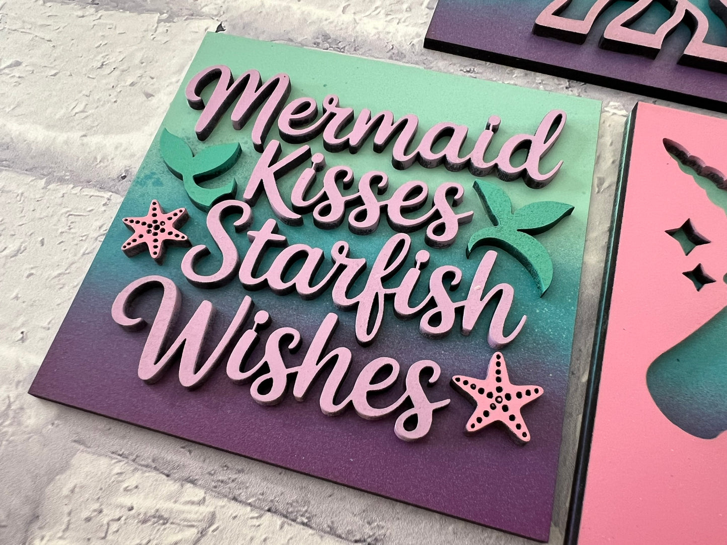 Mermaid & Unicorn Tiles
