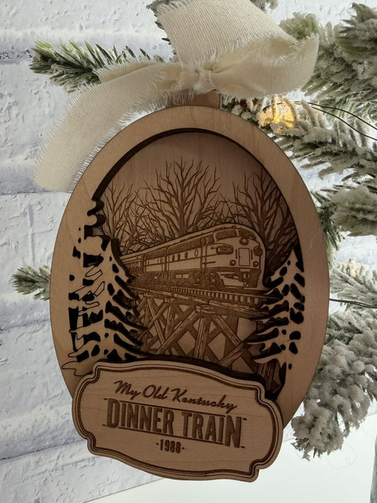 My Old Kentucky Dinner Train - Custom Ornaments