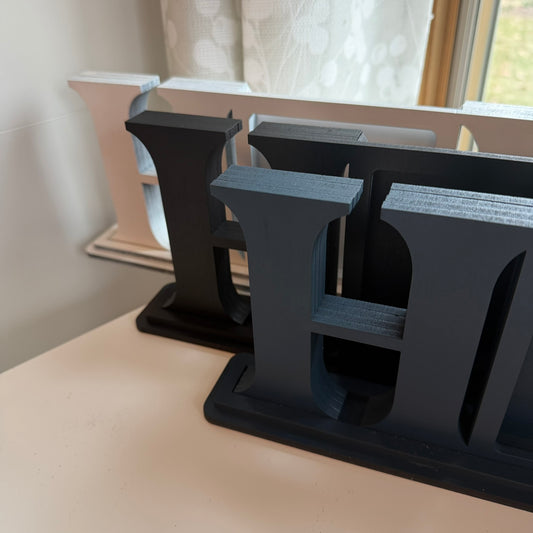 HOME drop in Interchangeable Sign Holder