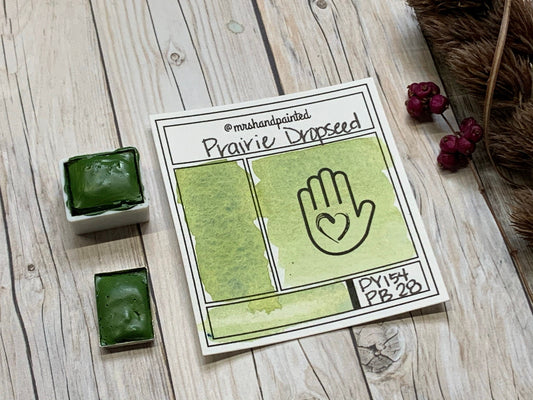 Handmade Watercolor Paints - PRAIRIE DROPSEED