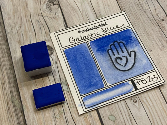 Handmade Watercolor Paints - GALACTIC BLUE