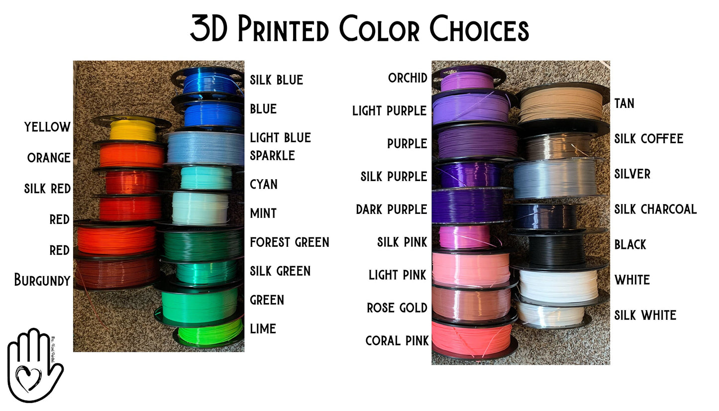 Custom PLA Bioplastic 3D Printed Watercolor Pans - Silk Shine Red or Pink Heart Shaped Quarter Pans - heart - Small or Bulk Quantities