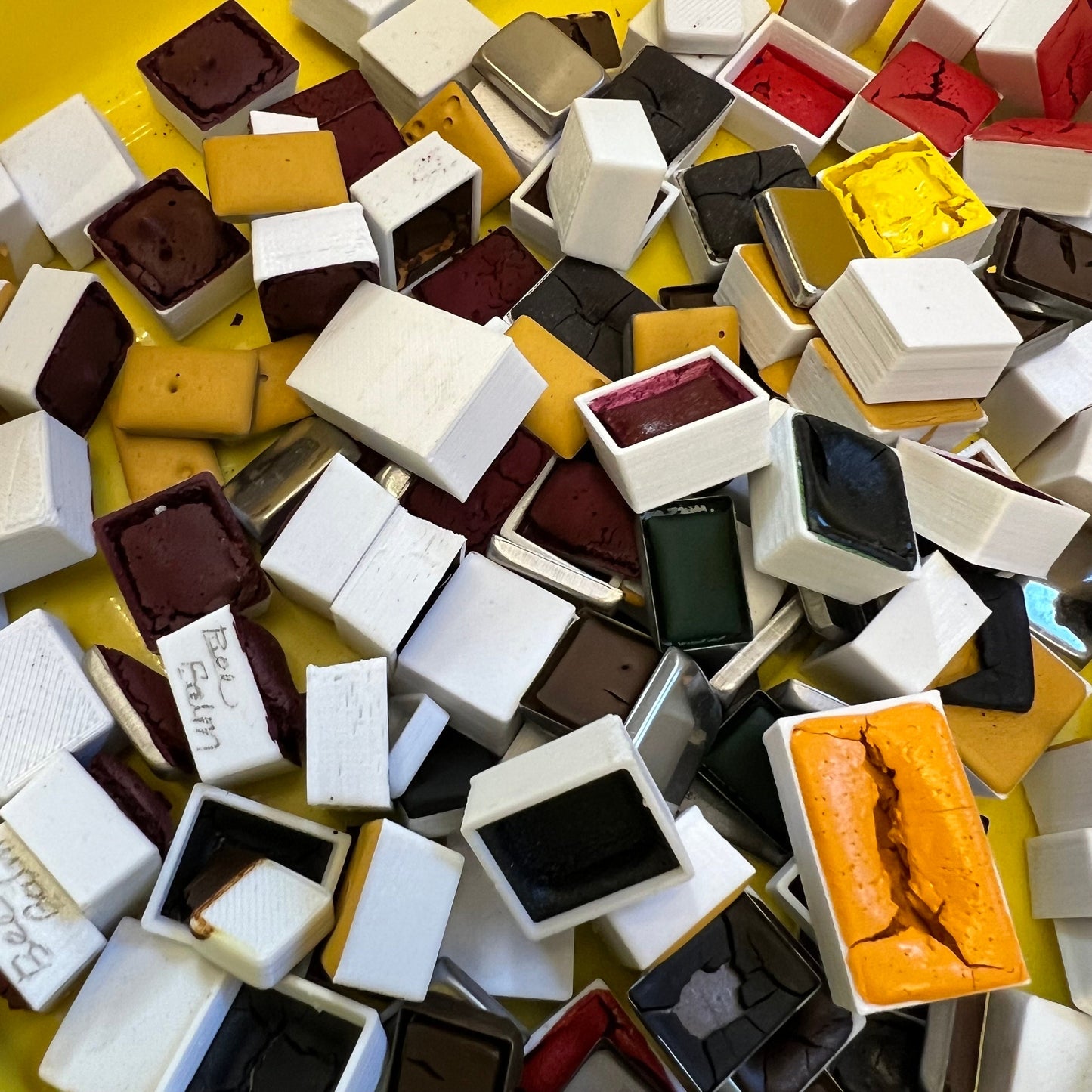 Handmade Watercolor Paints - partial half pans Random GRAB BAGS