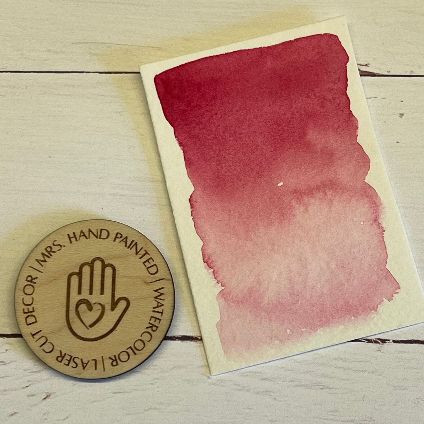 HIBISCUS Half Pans -Handmade Watercolor Paints