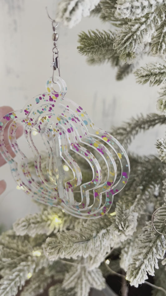 Star Acrylic Spinner Ornament / Suncatcher