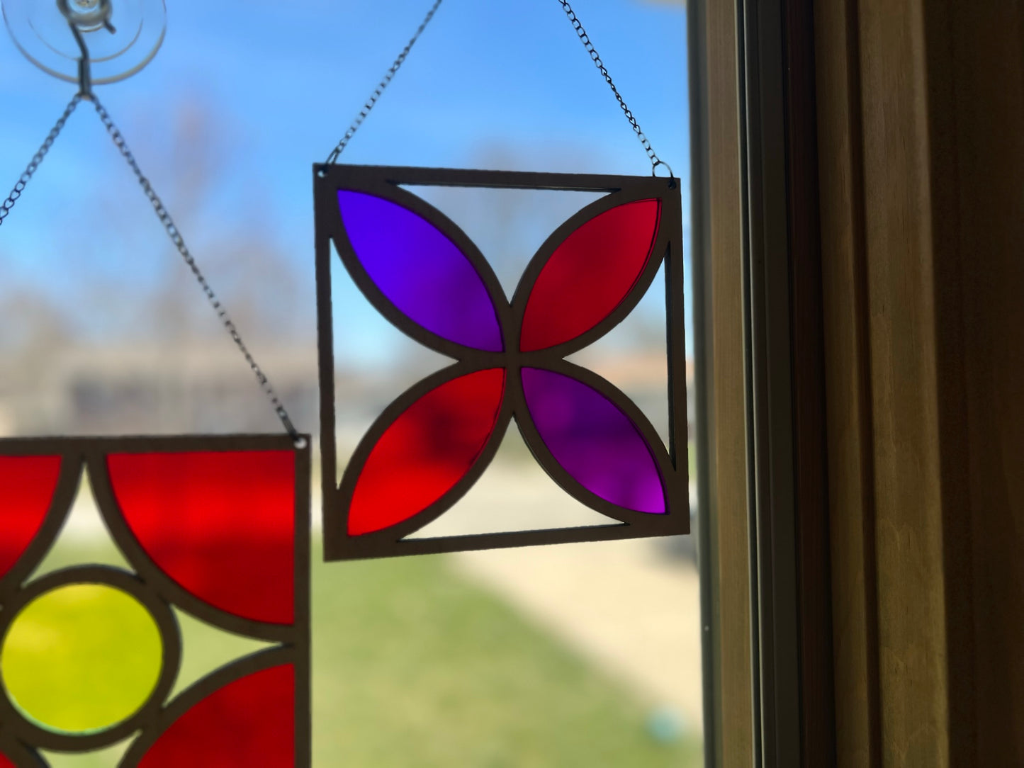 Retro Breeze Block Suncatcher