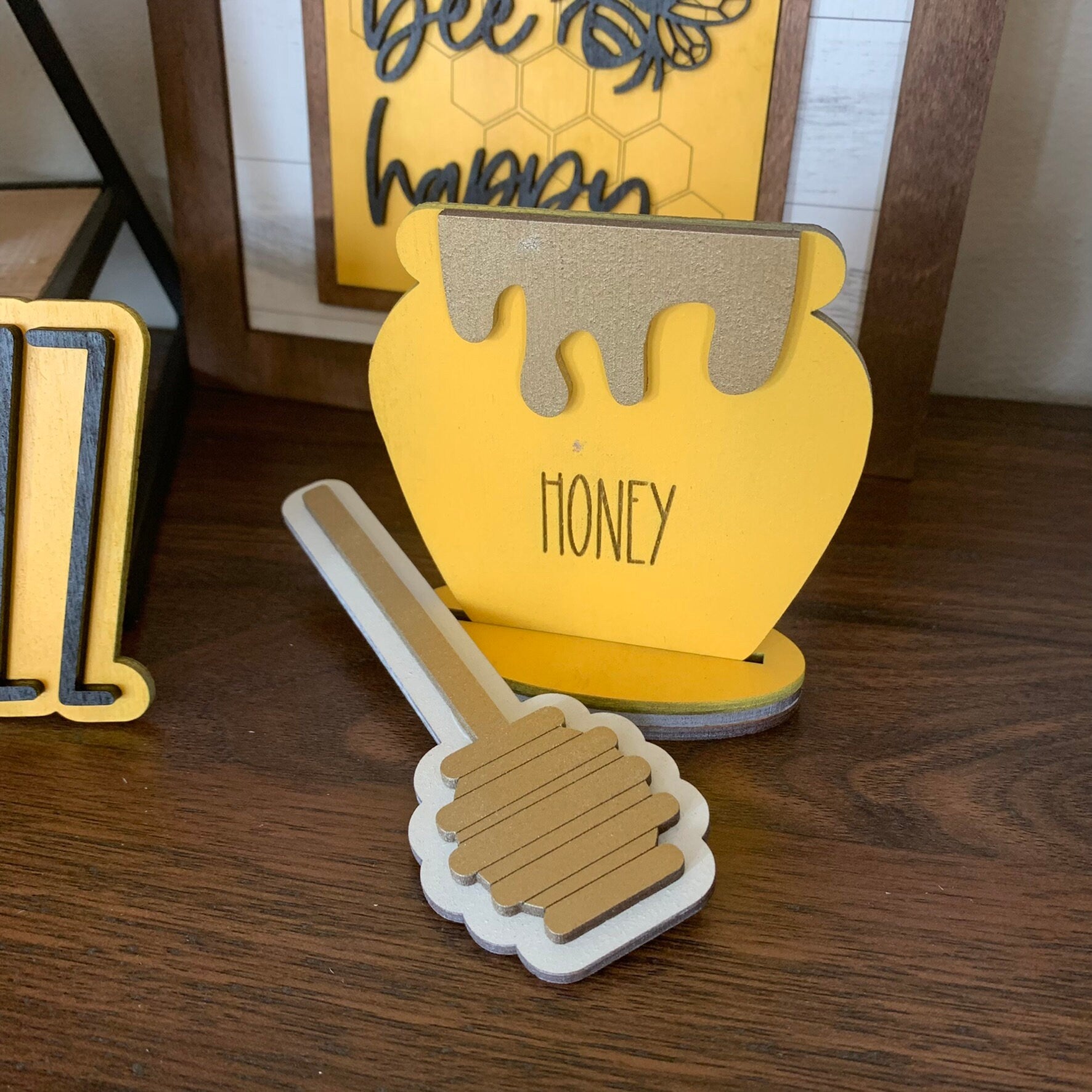 Laser Cut File - Summer Lemon Tiered Tray Pieces - Digital Download SVG, DXF, AI files