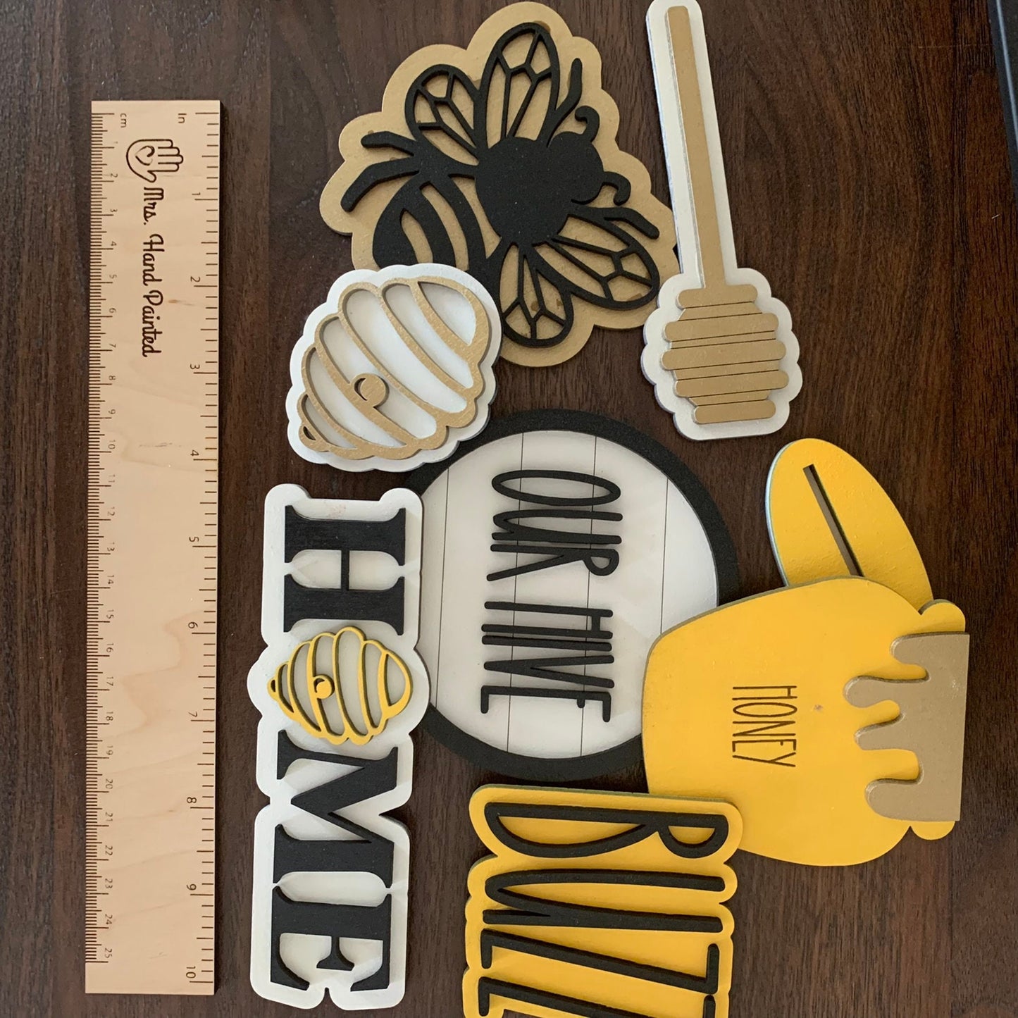 Laser Cut File - Summer Lemon Tiered Tray Pieces - Digital Download SVG, DXF, AI files
