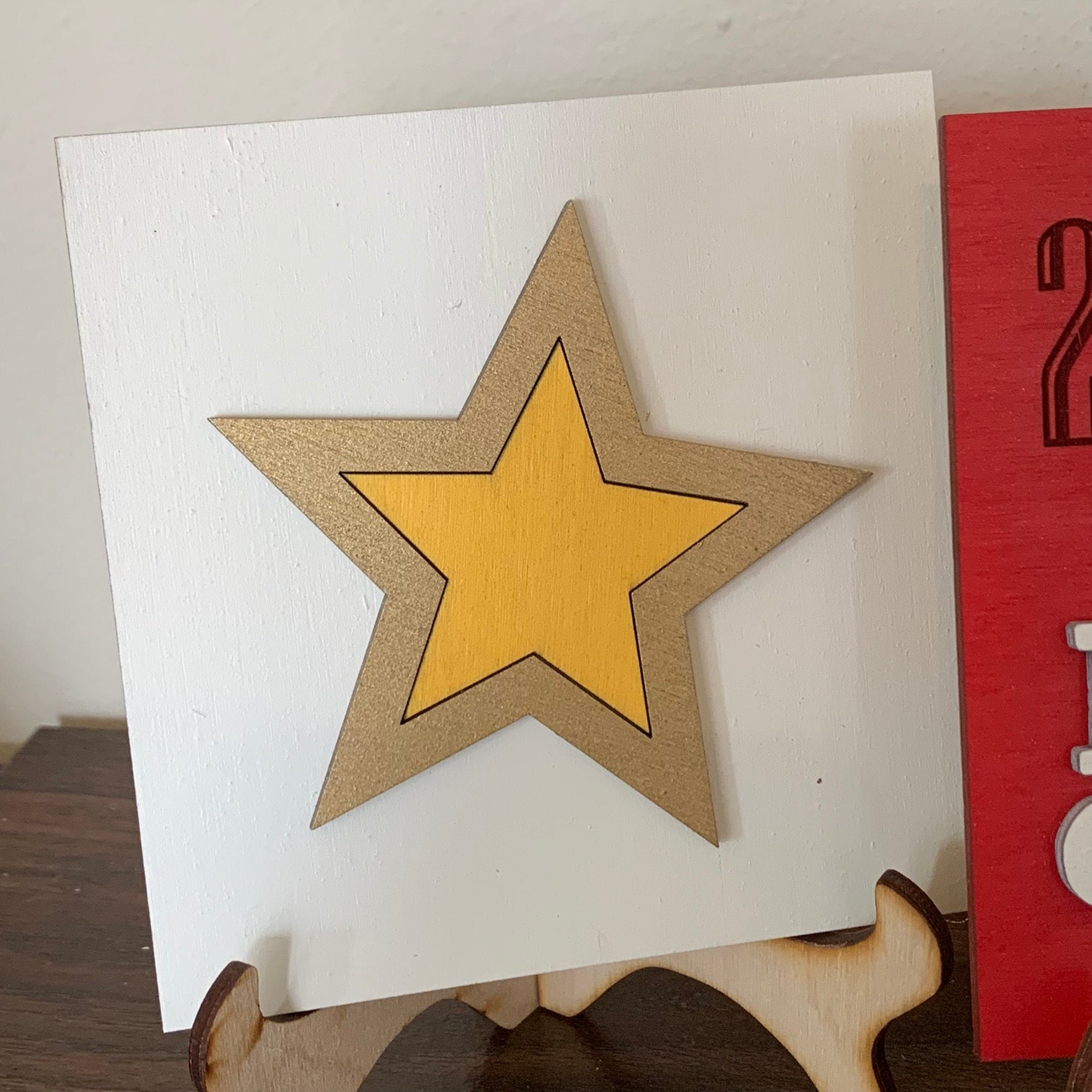 Retro Movie Theater Interchangeable Signs - Laser Cut Wood Painted