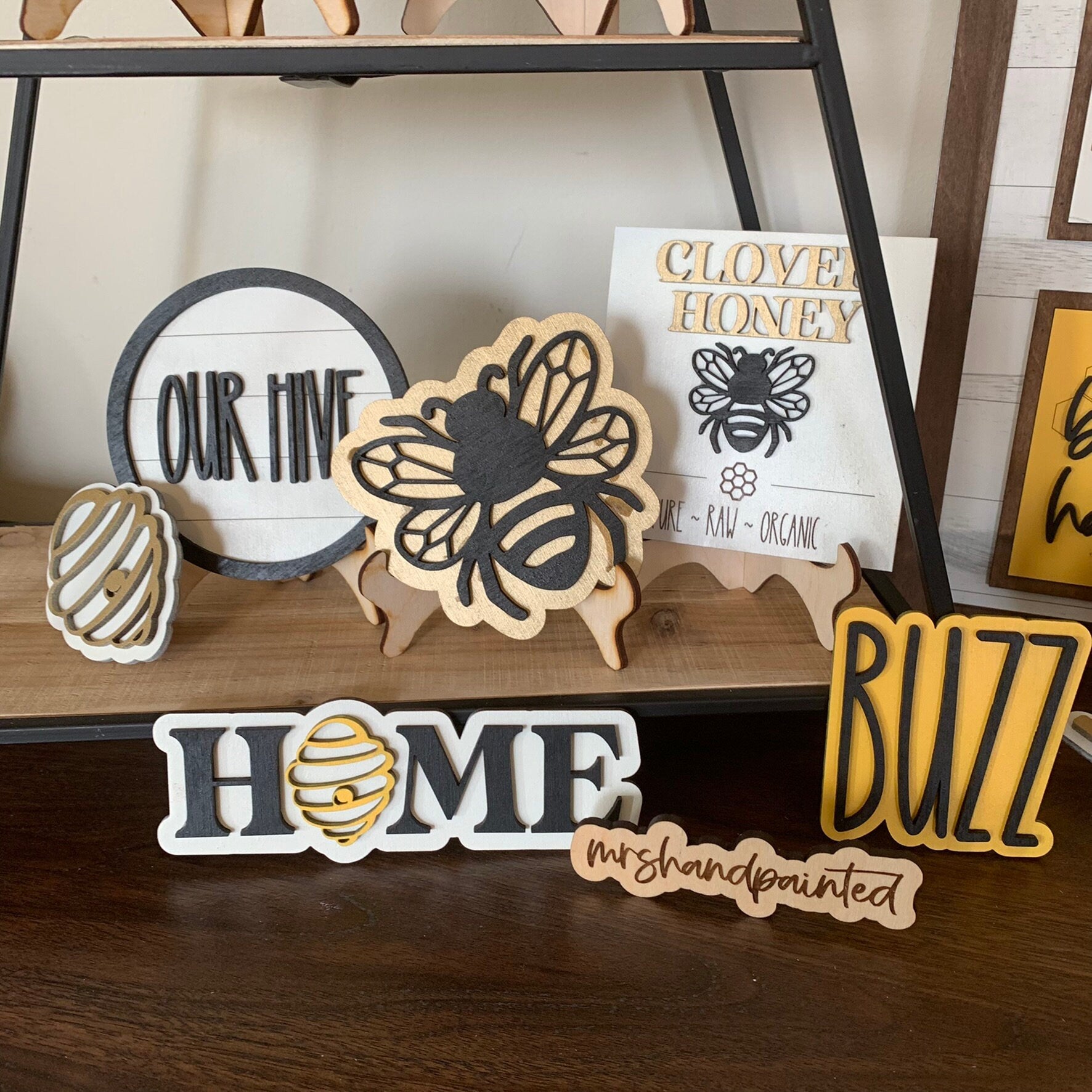 Laser Cut File - Summer Lemon Tiered Tray Pieces - Digital Download SVG, DXF, AI files
