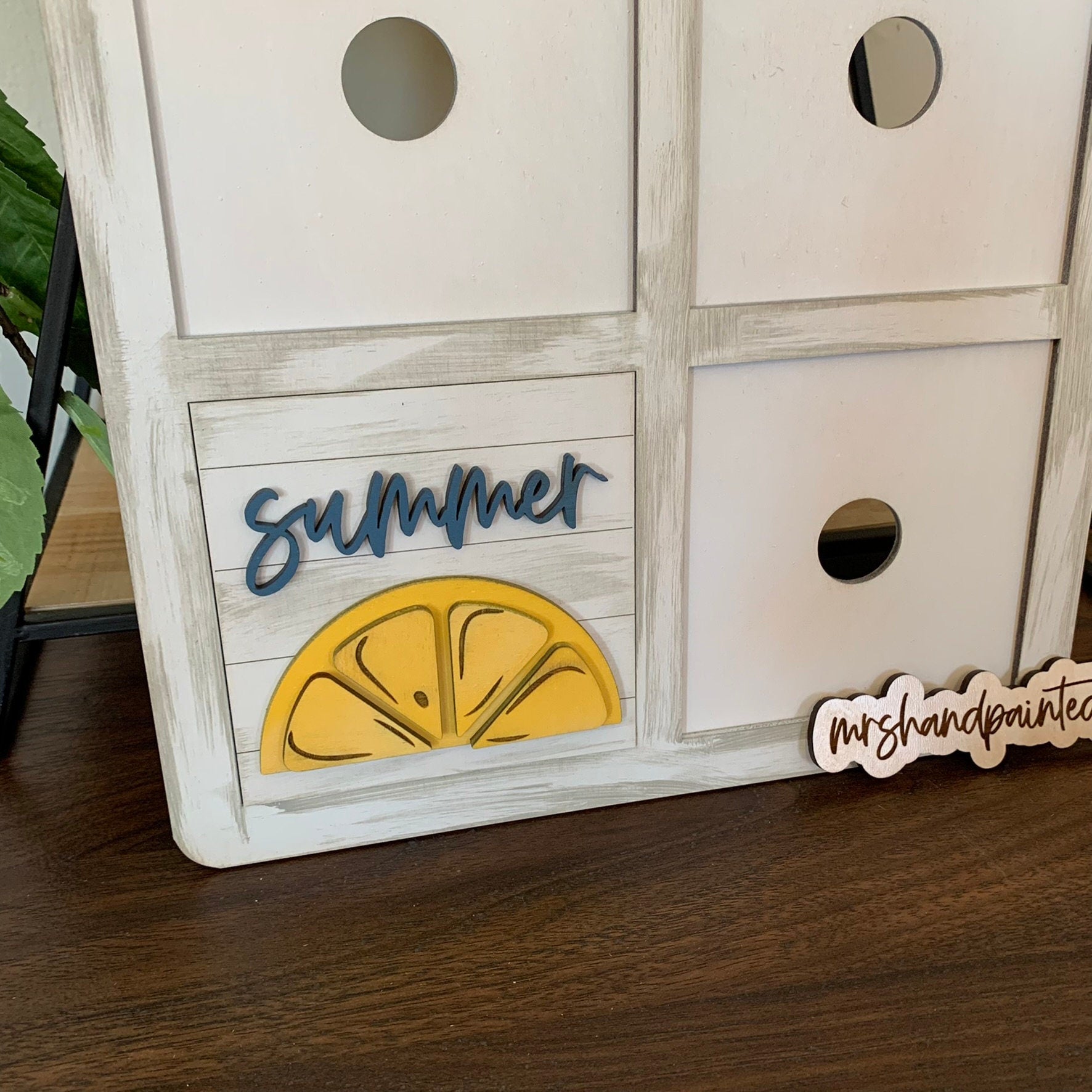 Laser Cut File - Arched Window Interchangeable Sign Backer - Digital Download SVG, DXF, AI files