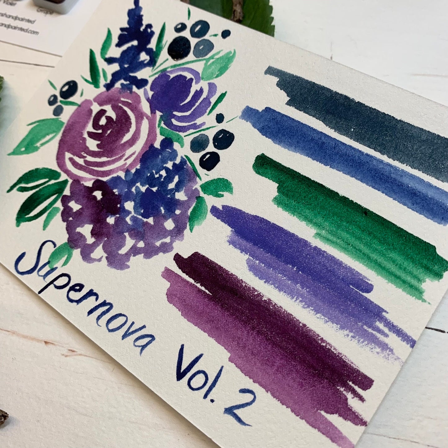 Handmade Watercolor Paints - SUPERNOVA VOL. 2 - Artisan Paint Palette