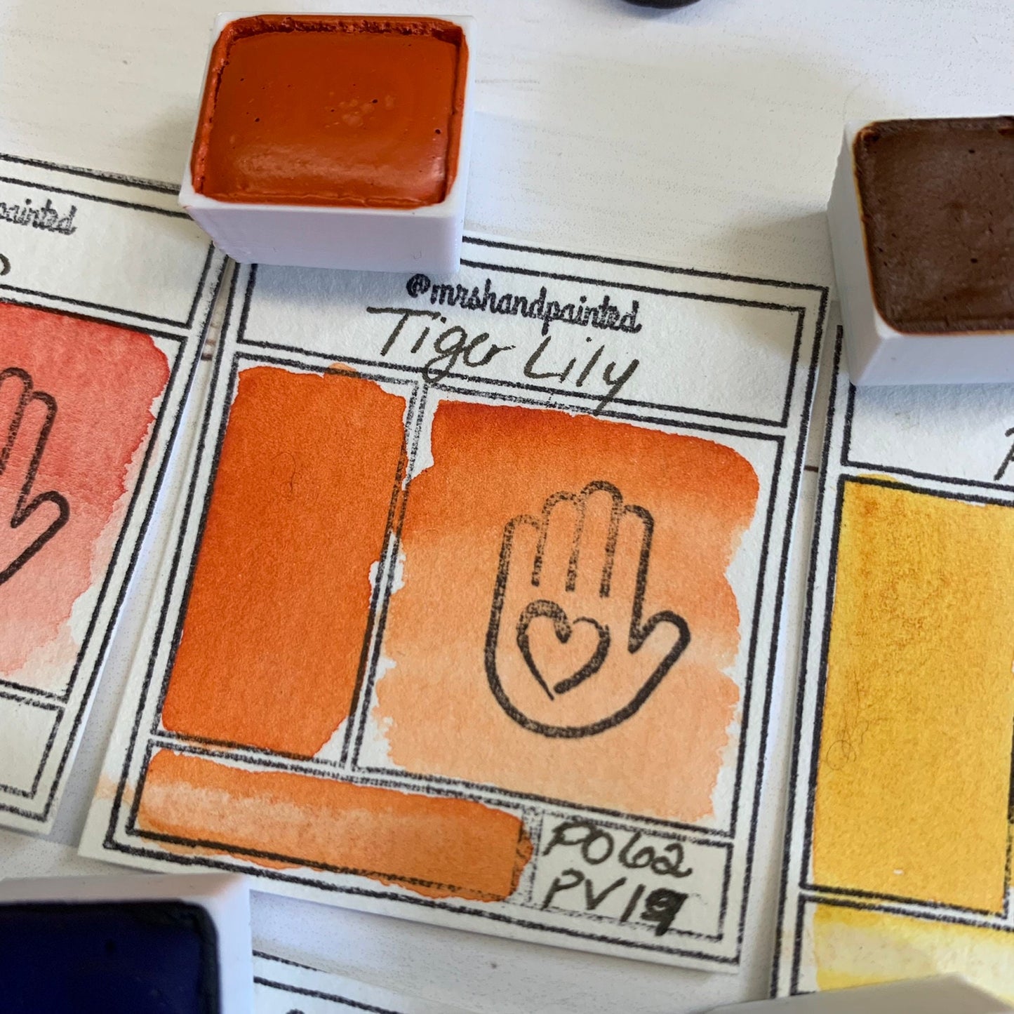 Handmade Watercolor Paints - IOWA WILDFLOWERS- Artisan Paint Palette