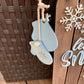 Laser Cut File - Snowflakes Sled Door Hangers - Digital Download SVG, DXF, AI files