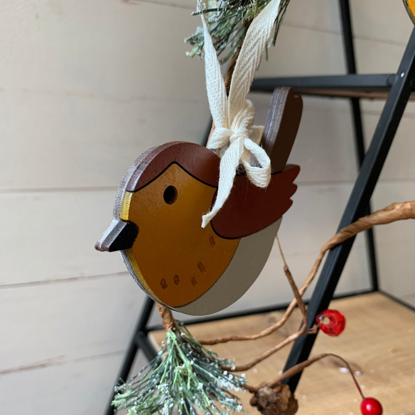 Digital Cut File - Laser Cut Ornament - Robin Red Breast