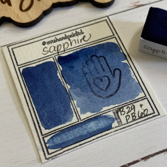 Handmade Watercolor Paints - SAPPHIRE