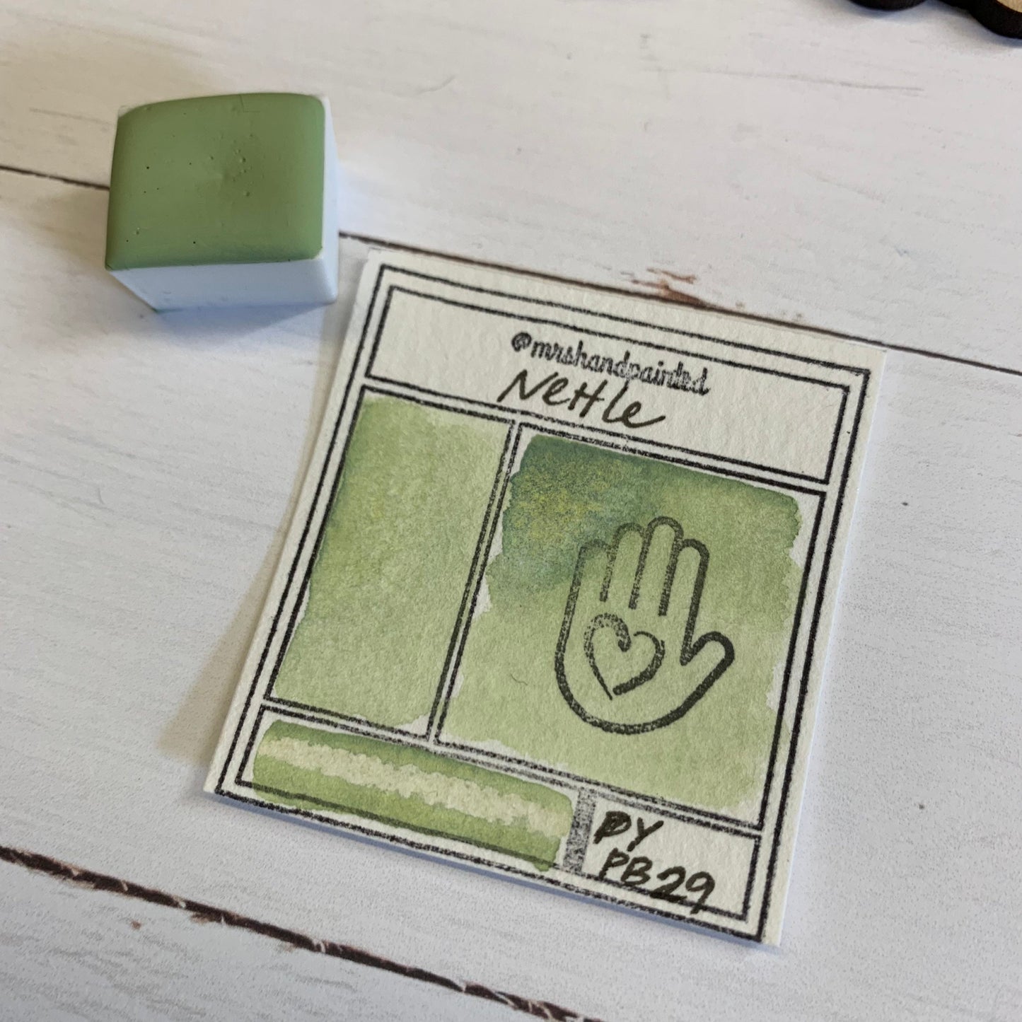 Handmade Watercolor Paints - NETTLE