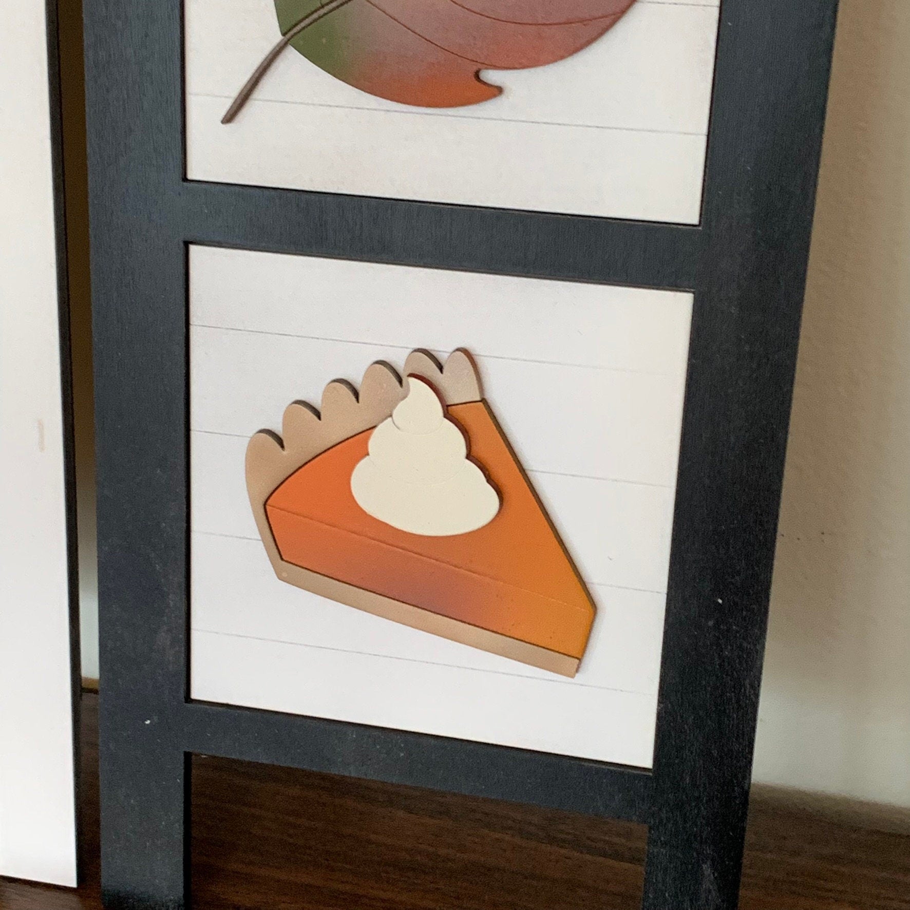 Fall and Pumpkins Interchangeable Signs - Laser Cut Wood Painted