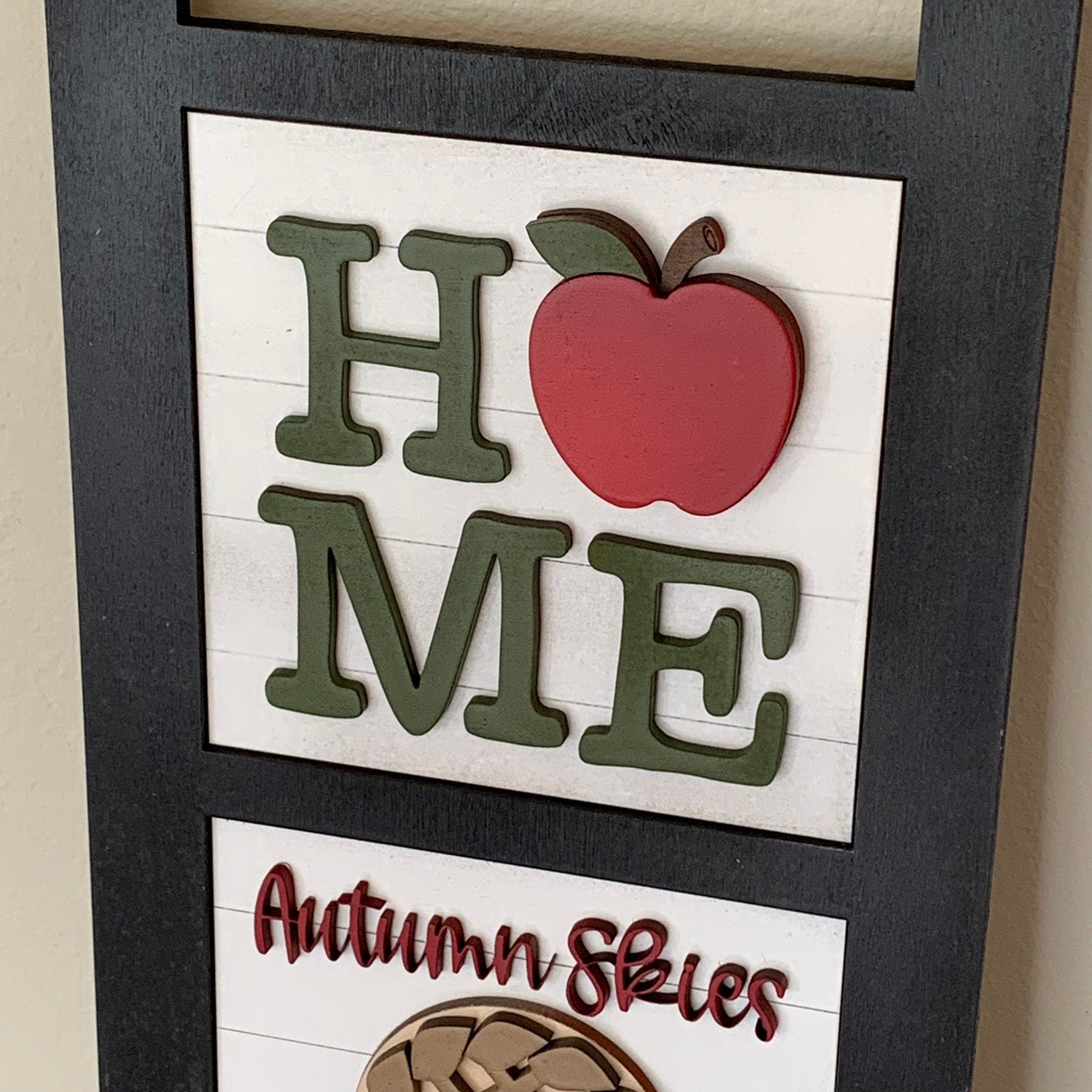 Laser Cut File - Fall Farmhouse Ladder Tiles - Interchangeable Signs - Digital Download