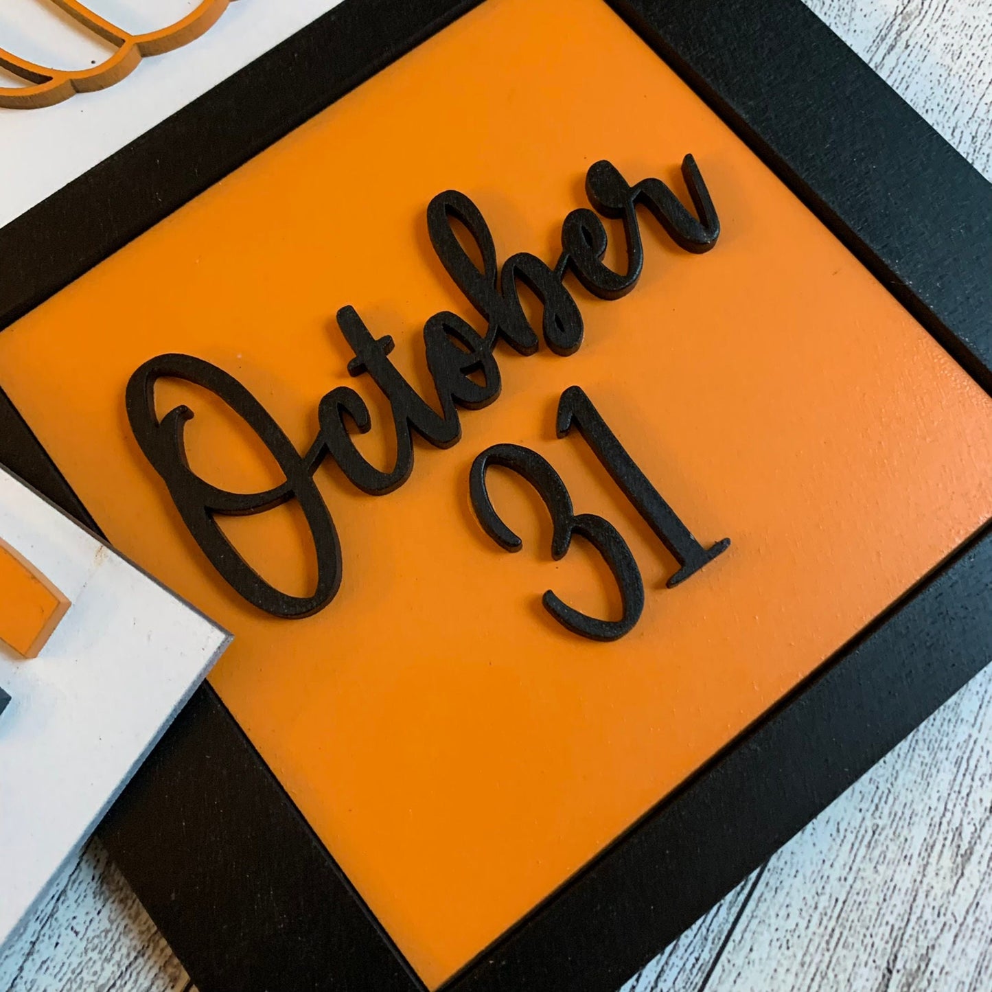 Laser Cut File - Boho Halloween Ladder Tiles - Interchangeable Signs - Digital Download