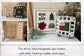 Laser Cut File - Merry & Bright Christmas Ladder Tiles - Interchangeable Signs - Digital Download