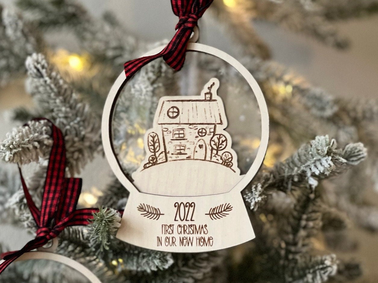 Our First Apartment Christmas Ornament, New Home Ornament, Personalized  Ornament Gift