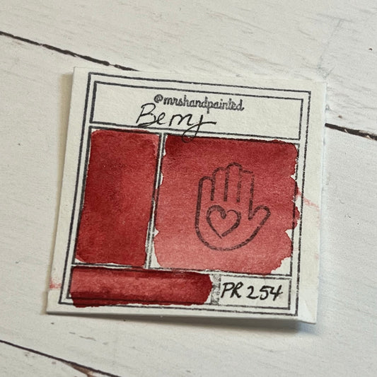 Handmade Watercolor Paints - BERRY