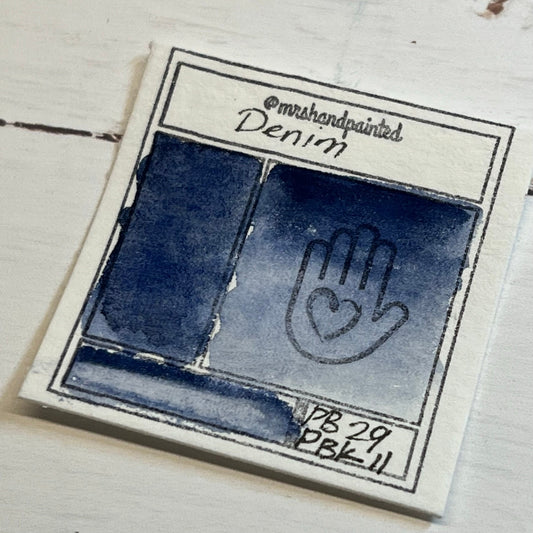 Handmade Watercolor Paints - DENIM