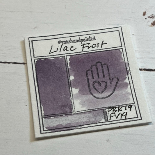 Handmade Watercolor Paints - LILAC FROST