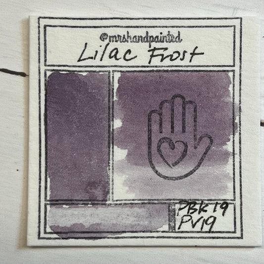 Handmade Watercolor Paints - LILAC FROST