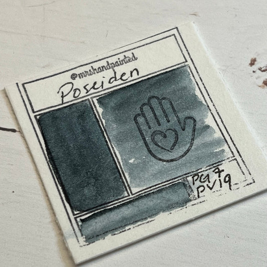 Handmade Watercolor Paints - POSEIDEN