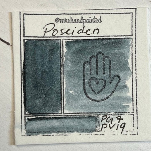 Handmade Watercolor Paints - POSEIDEN