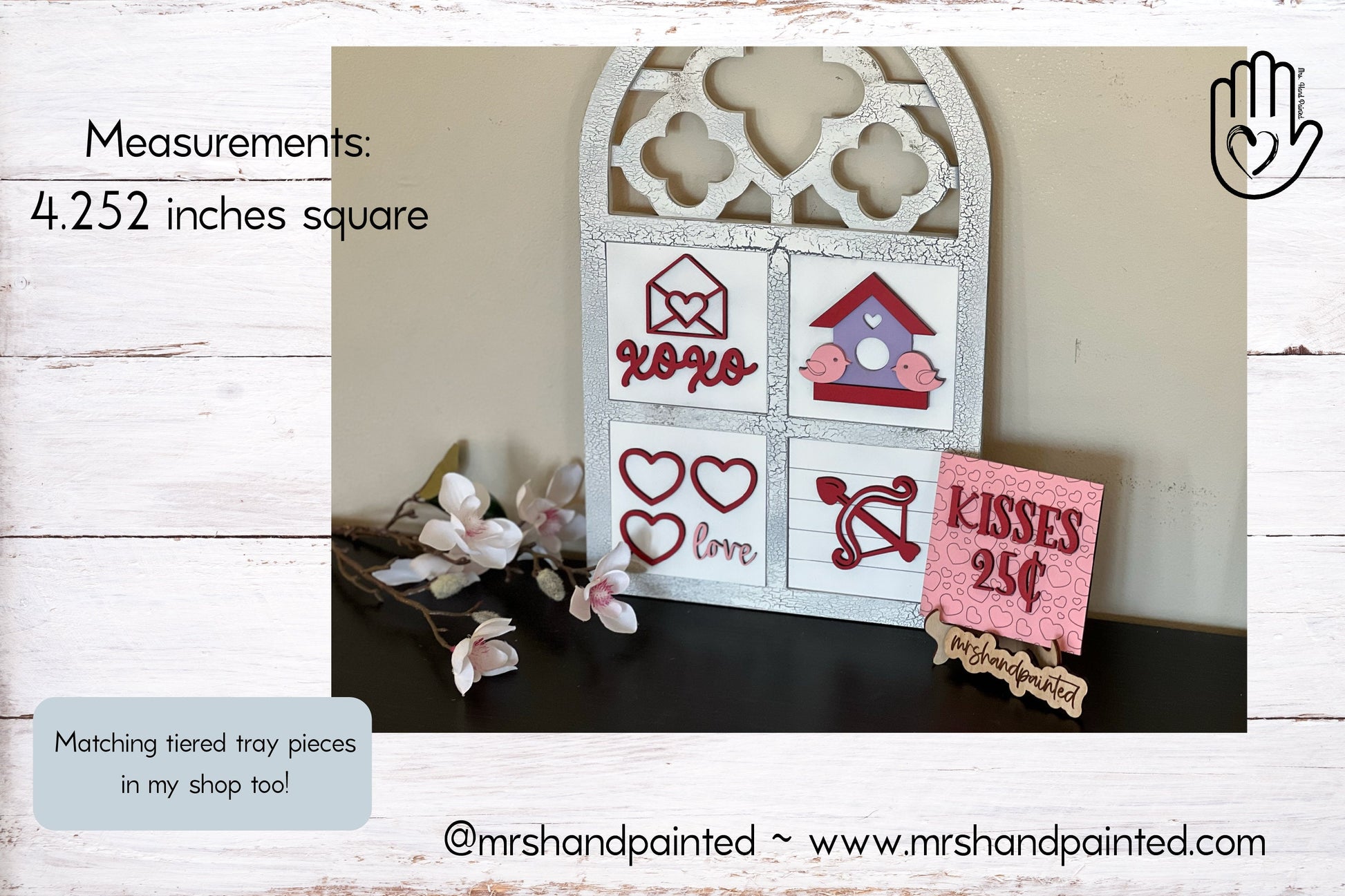 Laser Cut File - Valentine Interchangeable Sign Tiles - Digital Download SVG, AI files