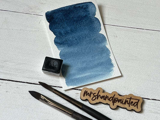 Handmade Watercolor Paints - LAKE LIFE - Half Pan- Artisan Watercolor